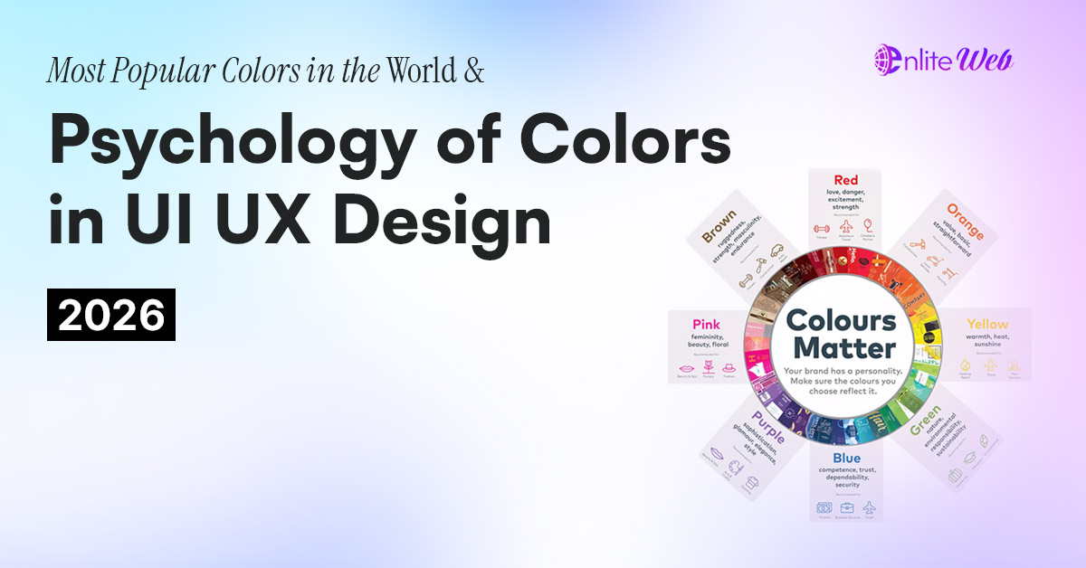 Most Popular Colors in the World & Psychology of Colors in UI UX Design